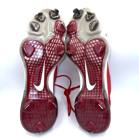 Nike Force Zoom Mike Trout 7 Red Baseball Cleats Metal CQ7224-600 Men Sz 14 - Picture 9 of 13